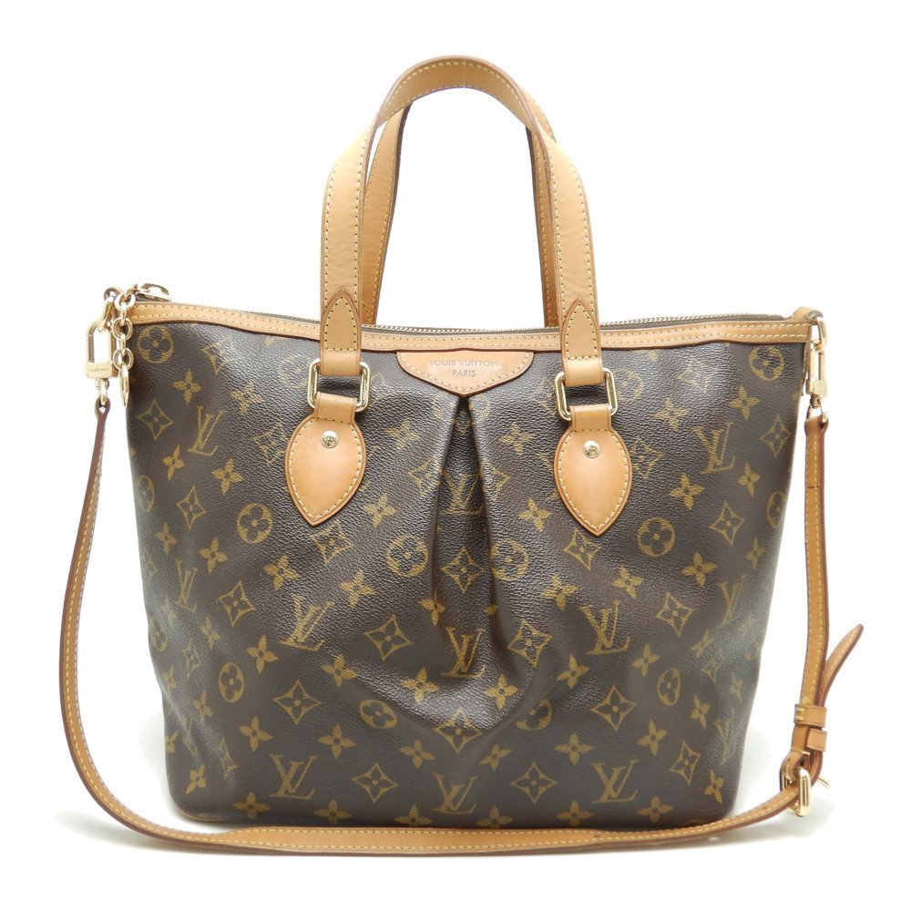 Louis Vuitton Monogram Palermo PM Brown 2WAY Bag